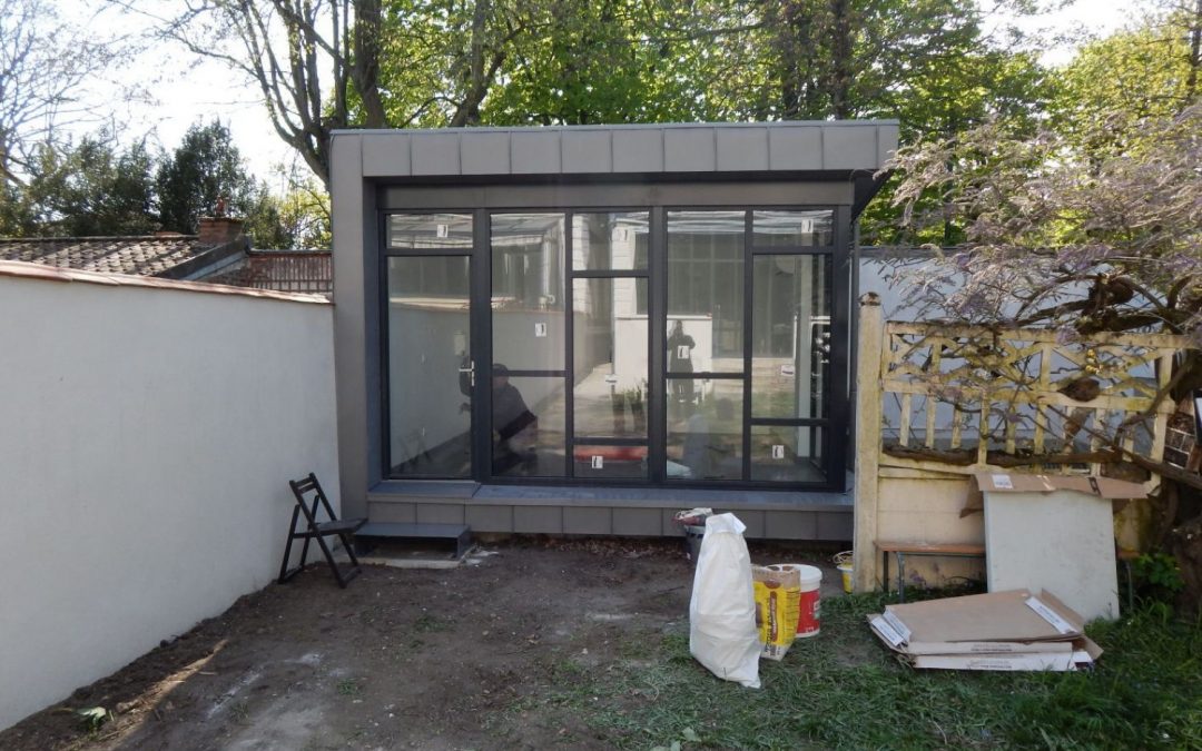Création d’un atelier d’Artiste en fond de jardin